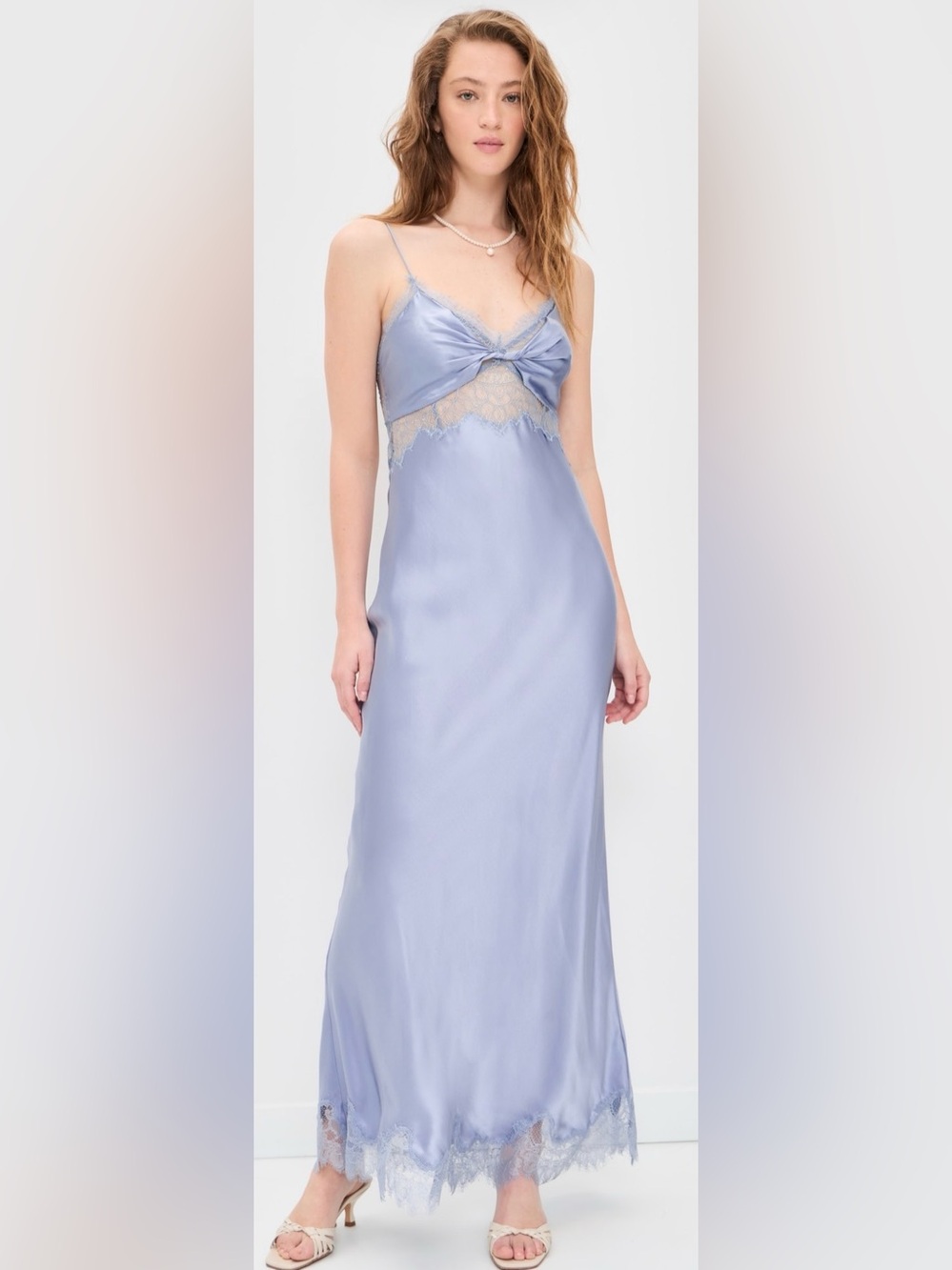 Orianna Dress in Washed Sky NWT